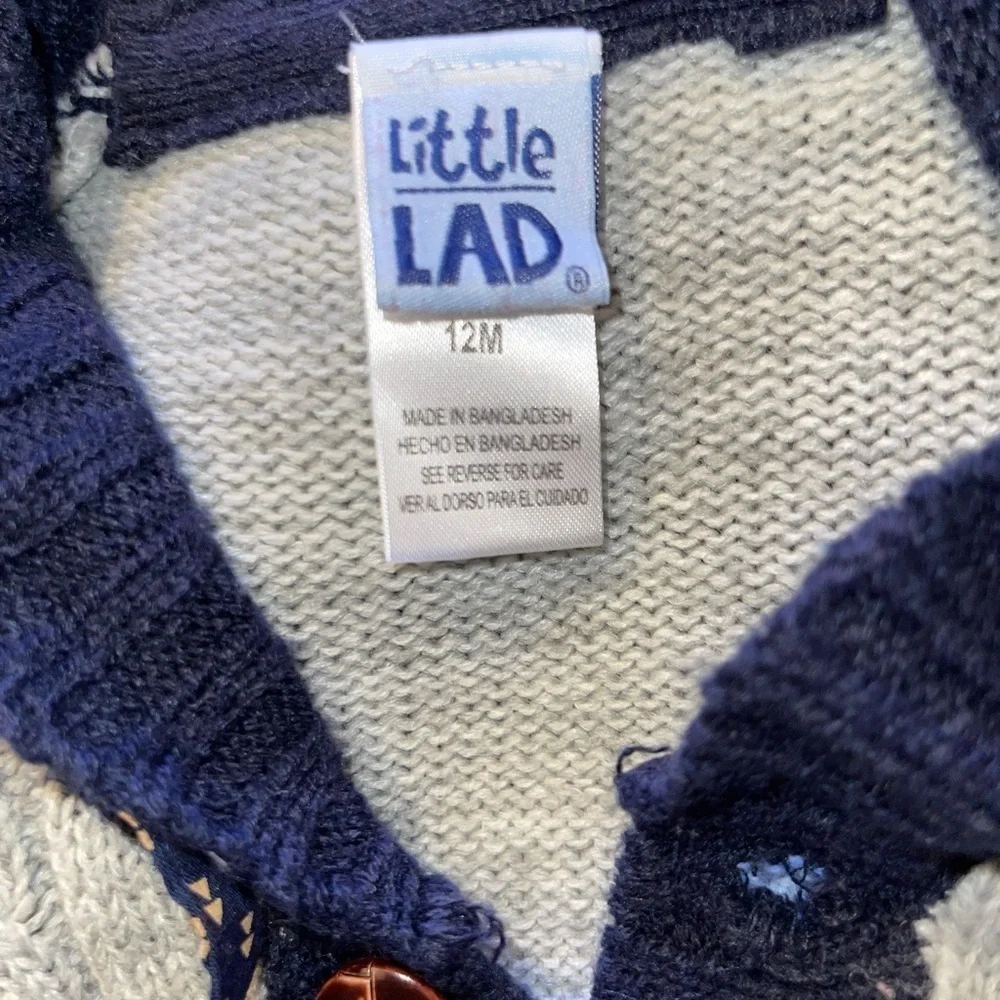 Baby boy  12 months sweater with bow tie